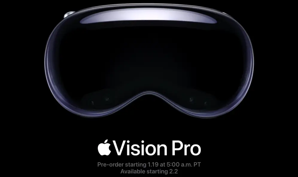 موعد اصدار نظارة Apple Vision Pro